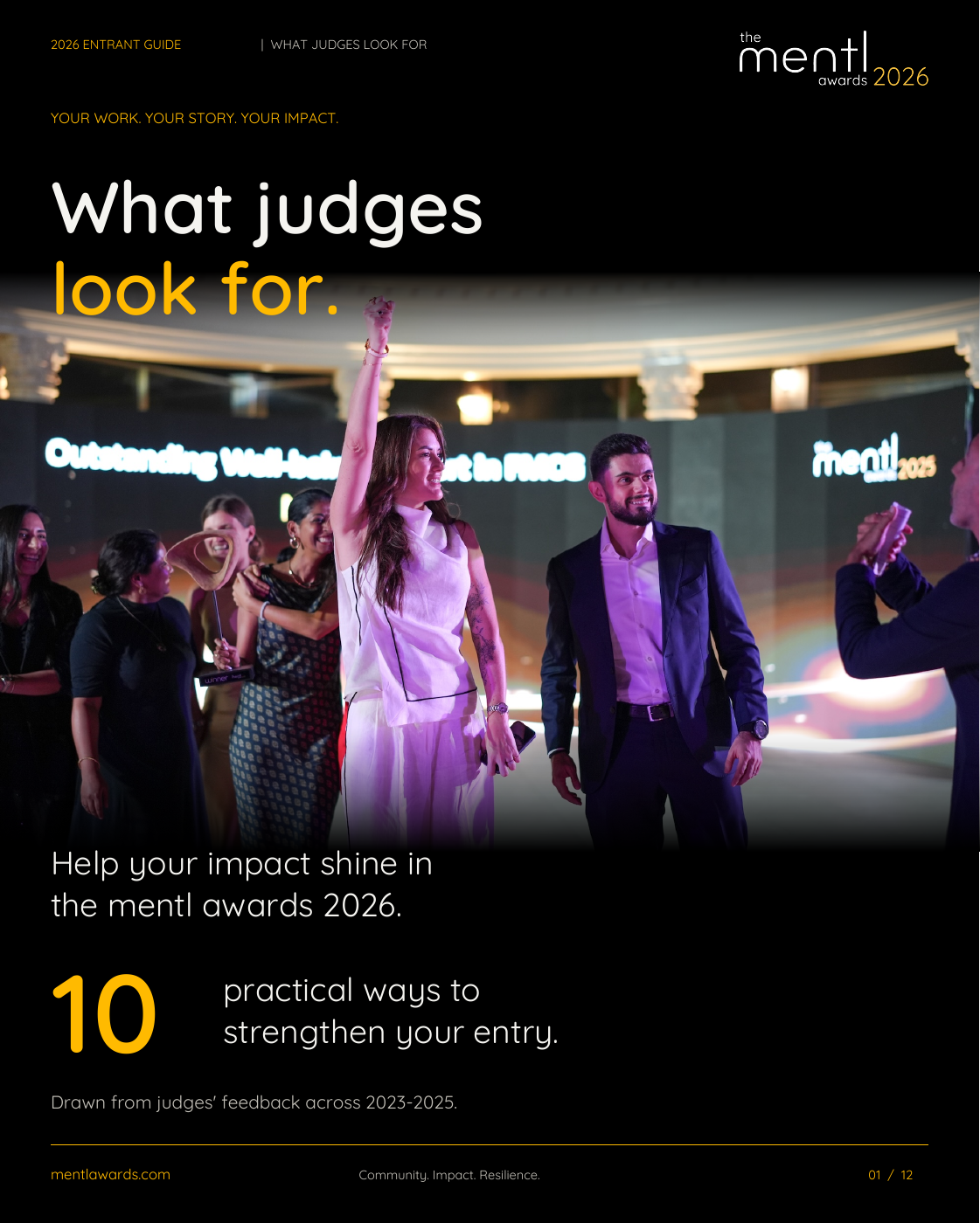 What judges look for PDF cover
