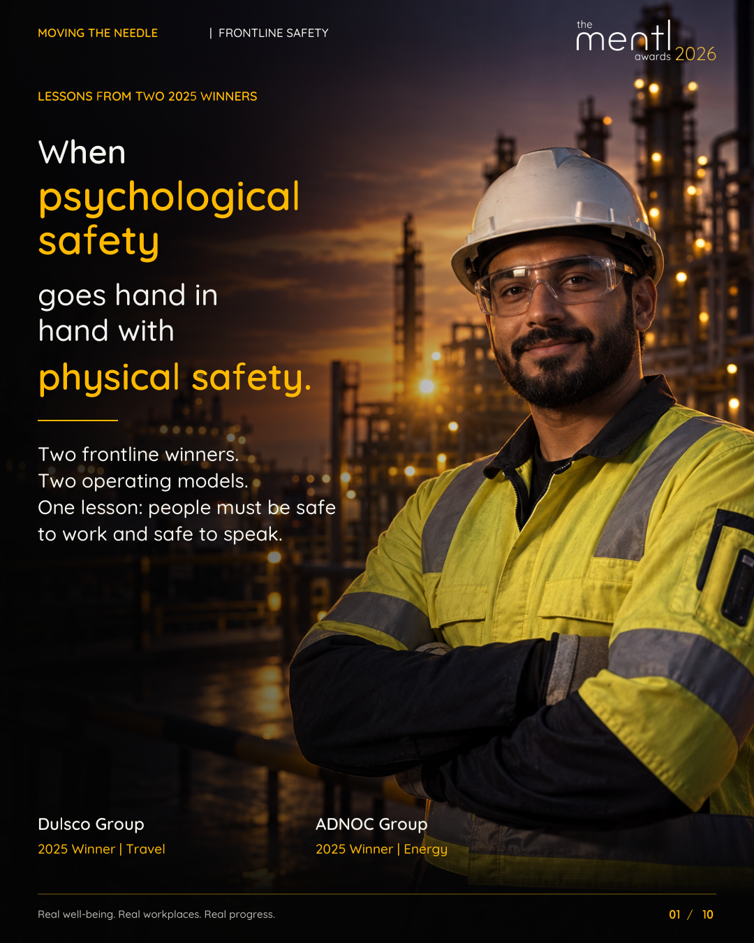 Safe to work. Safe to speak. PDF cover