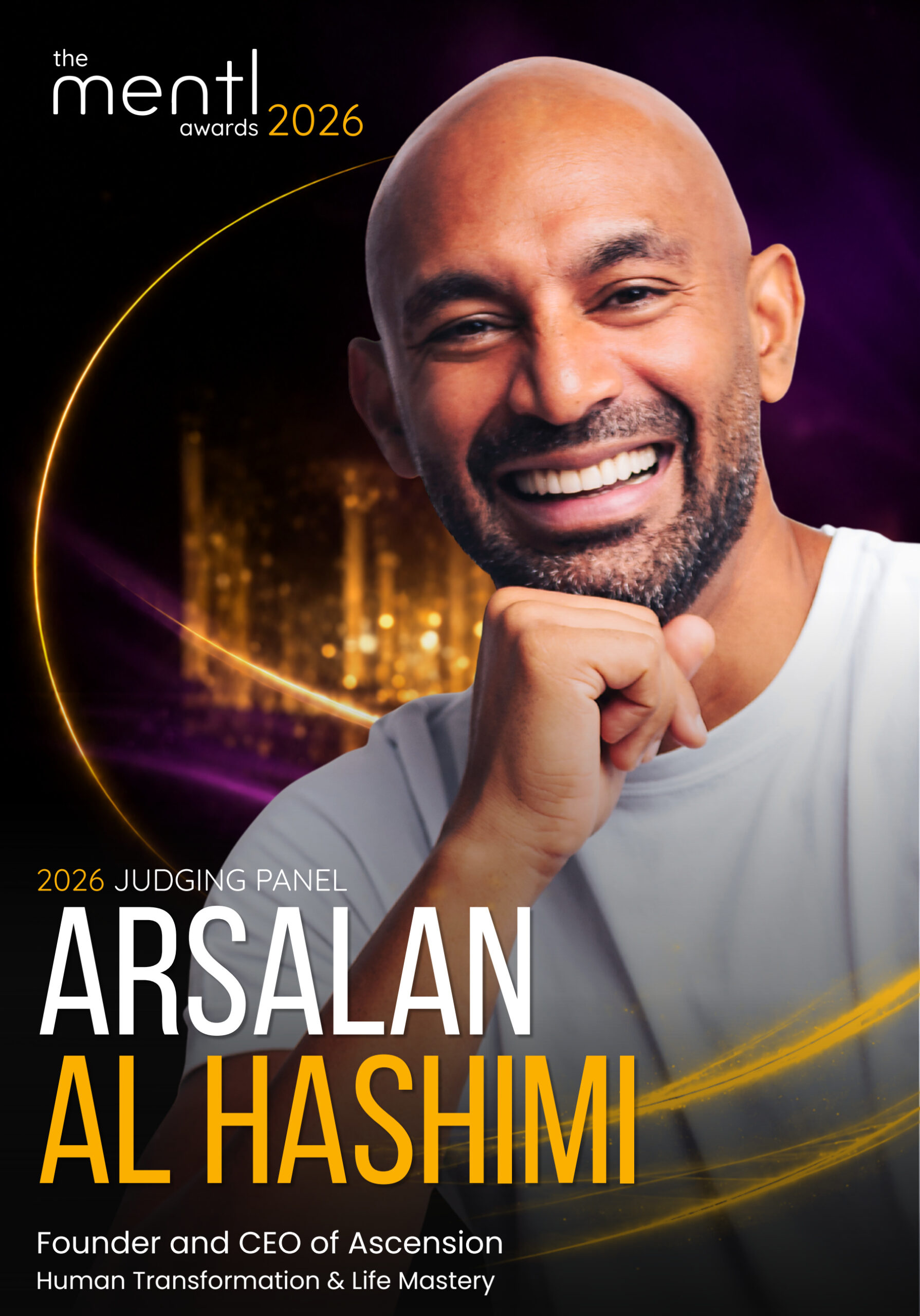 Arsalan Al Hashimi ,  mentl awards 2026 judging panel