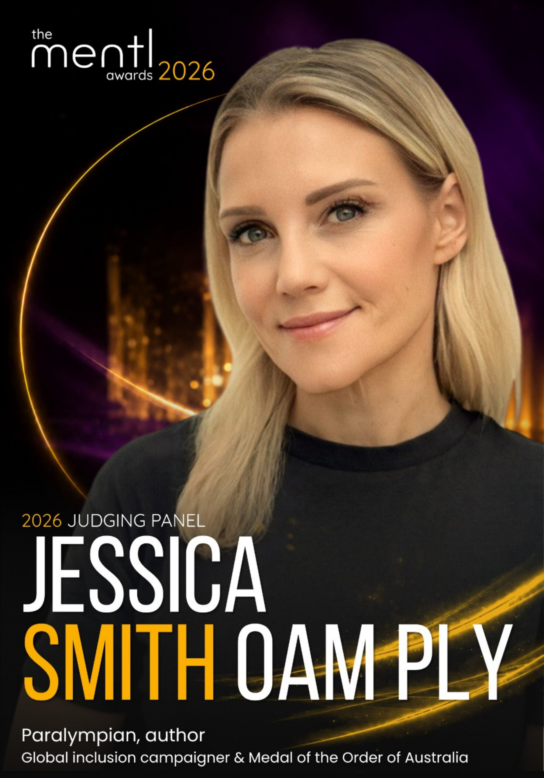 Jessica Smith OAM PLY ,  mentl awards 2026 judging panel