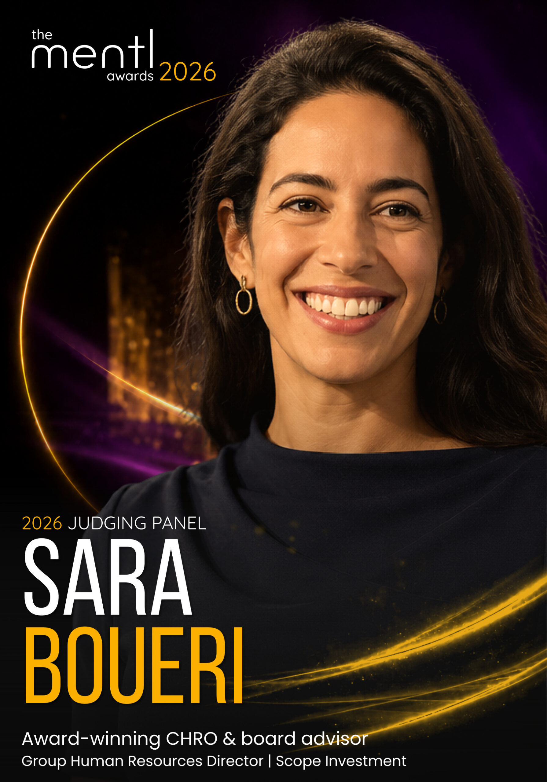 Sara Boueri ,  mentl awards 2026 judging panel