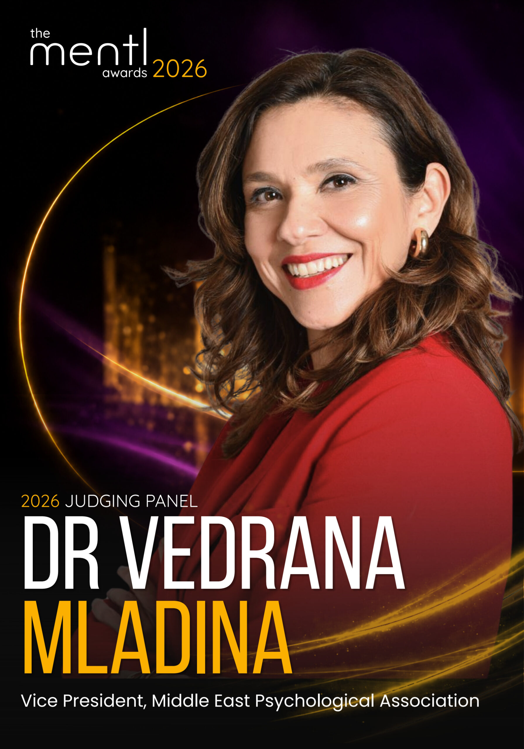 Dr Vedrana Mladina ,  mentl awards 2026 judging panel