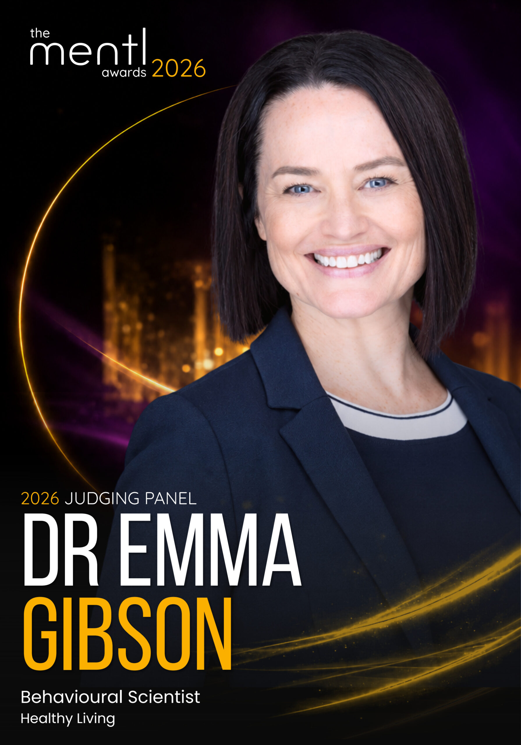 Dr Emma Gibson ,  mentl awards 2026 judging panel