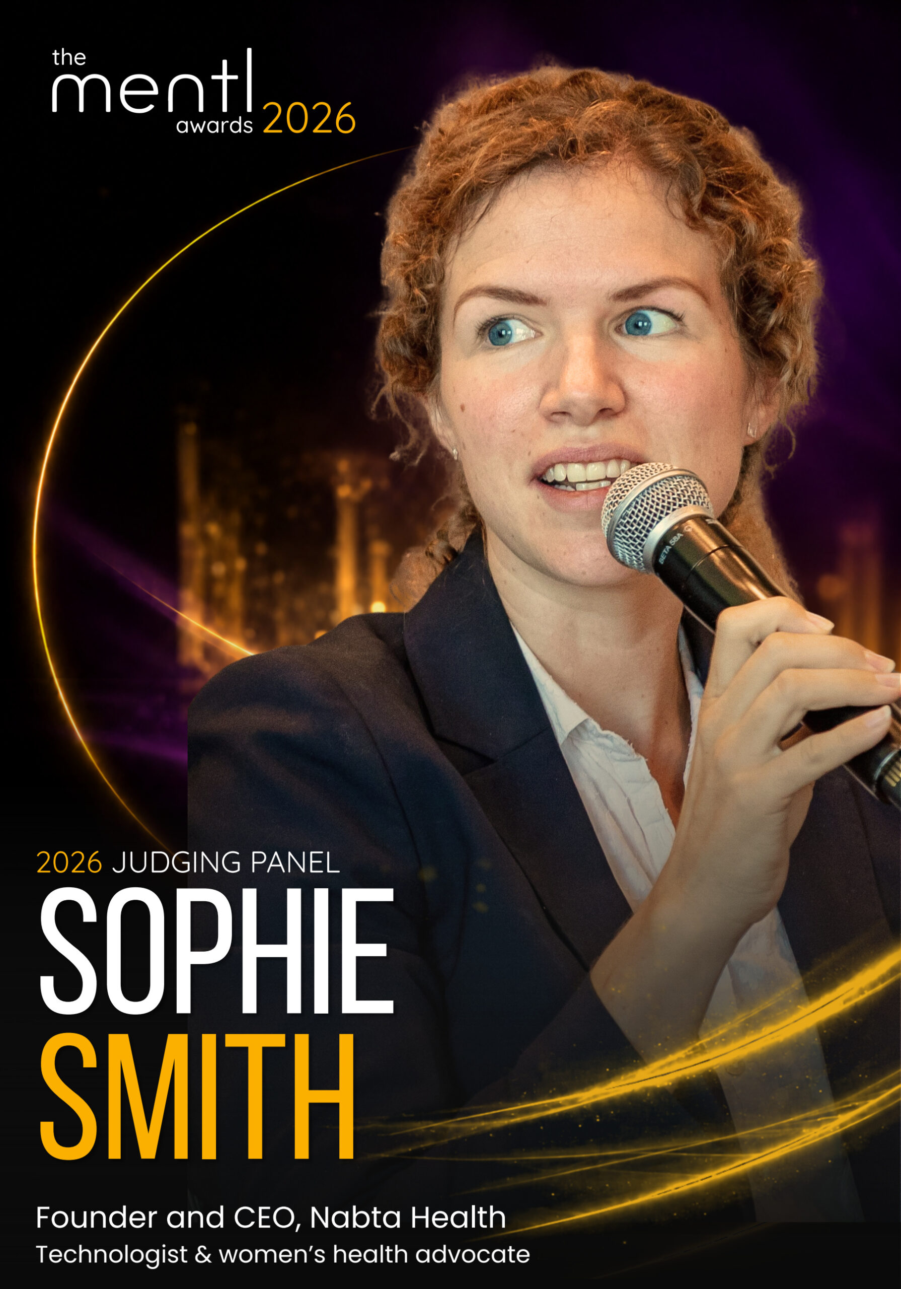 Sophie Smith ,  mentl awards 2026 judging panel