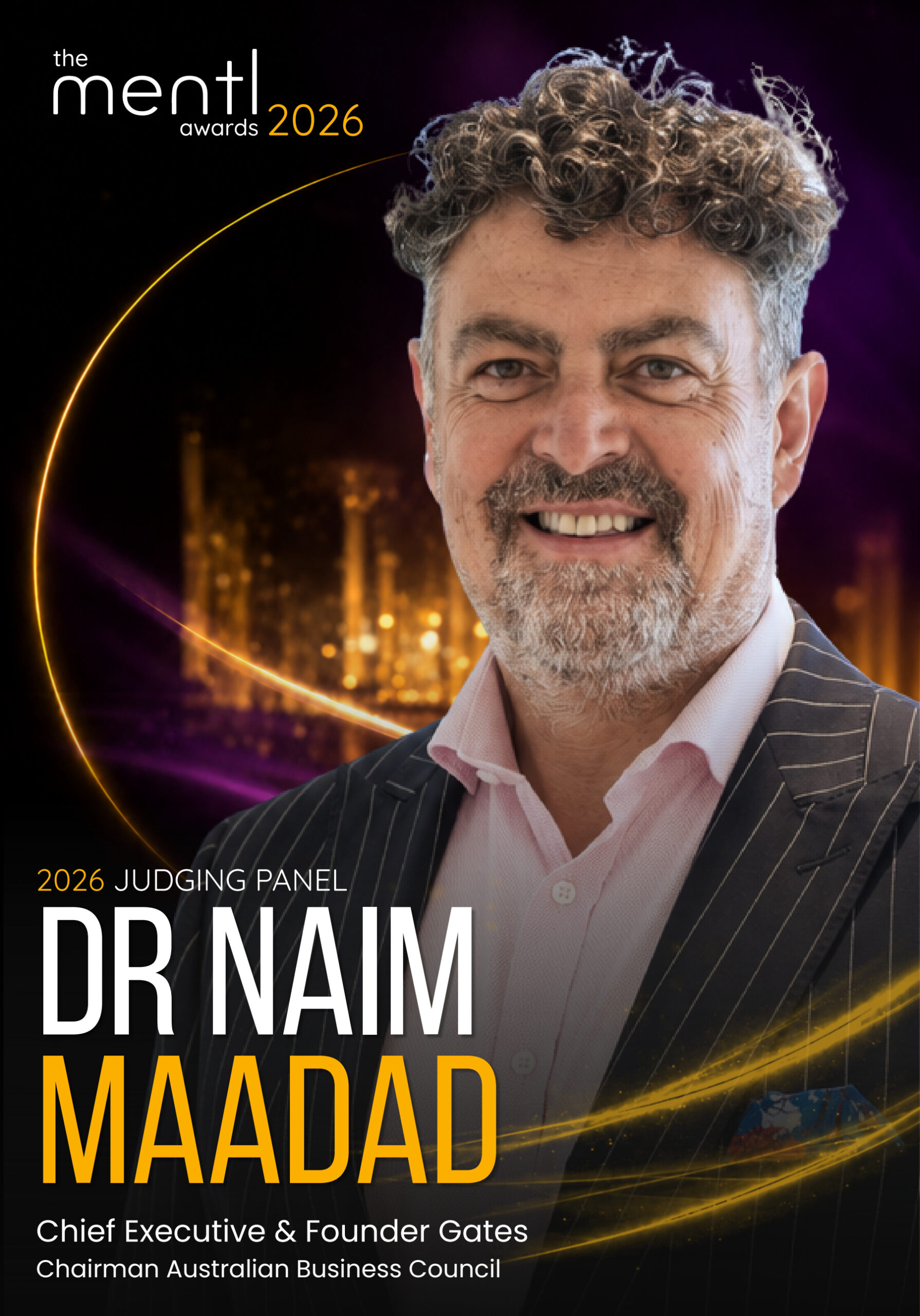 Dr Naim Maadad ,  mentl awards 2026 judging panel