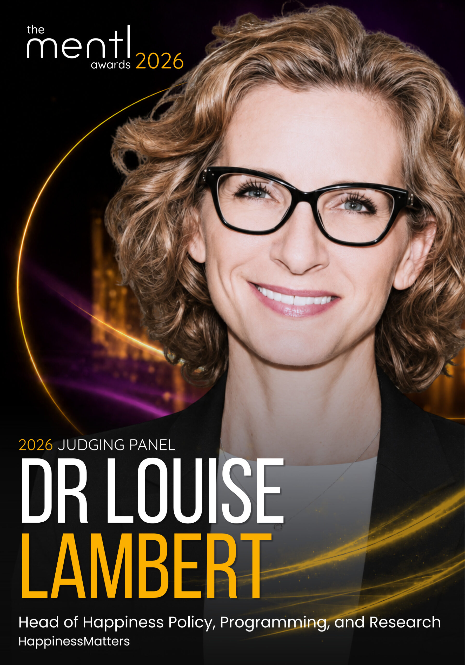 Dr Louise Lambert ,  mentl awards 2026 judging panel