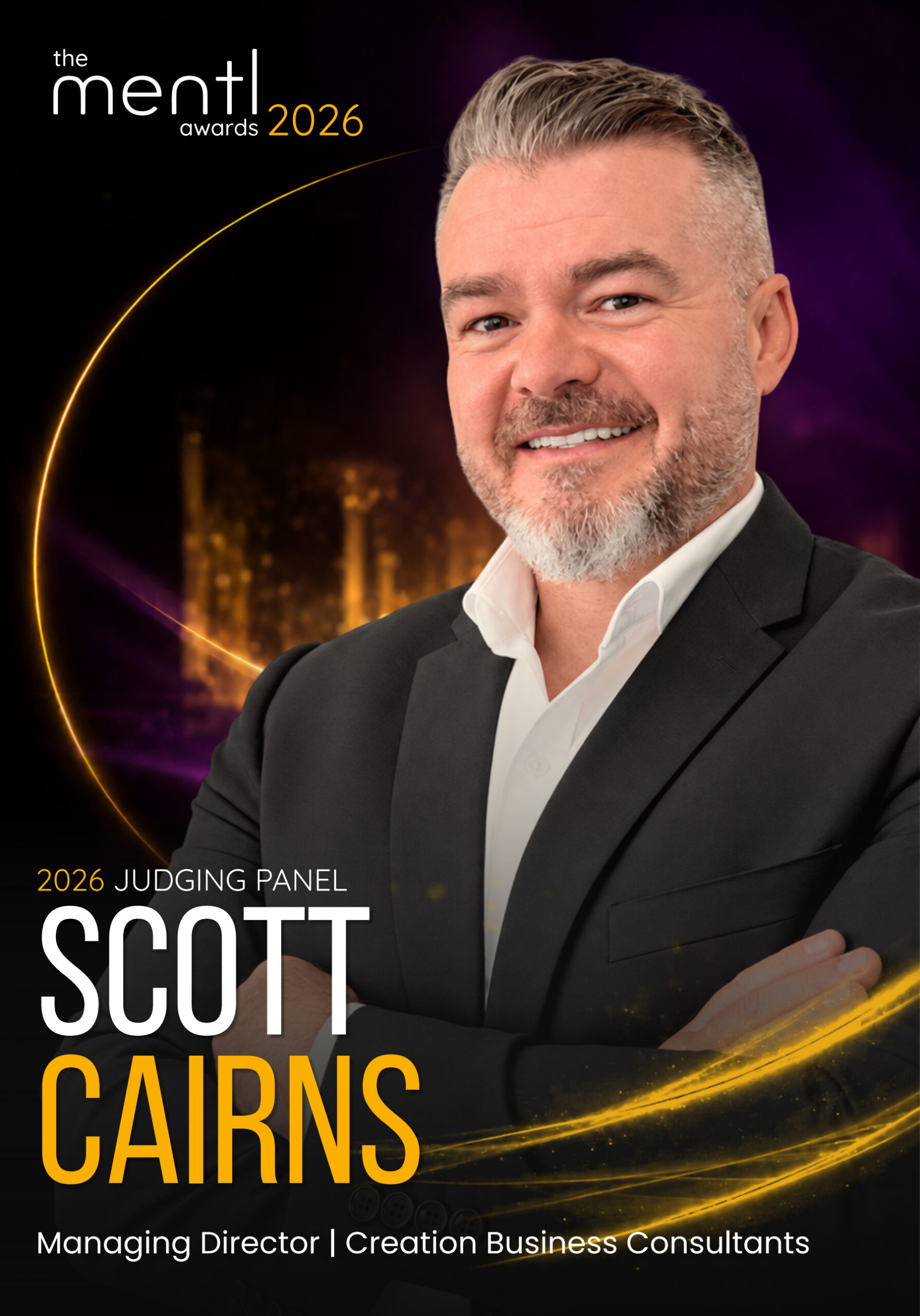 Scott Cairns ,  mentl awards 2026 judging panel