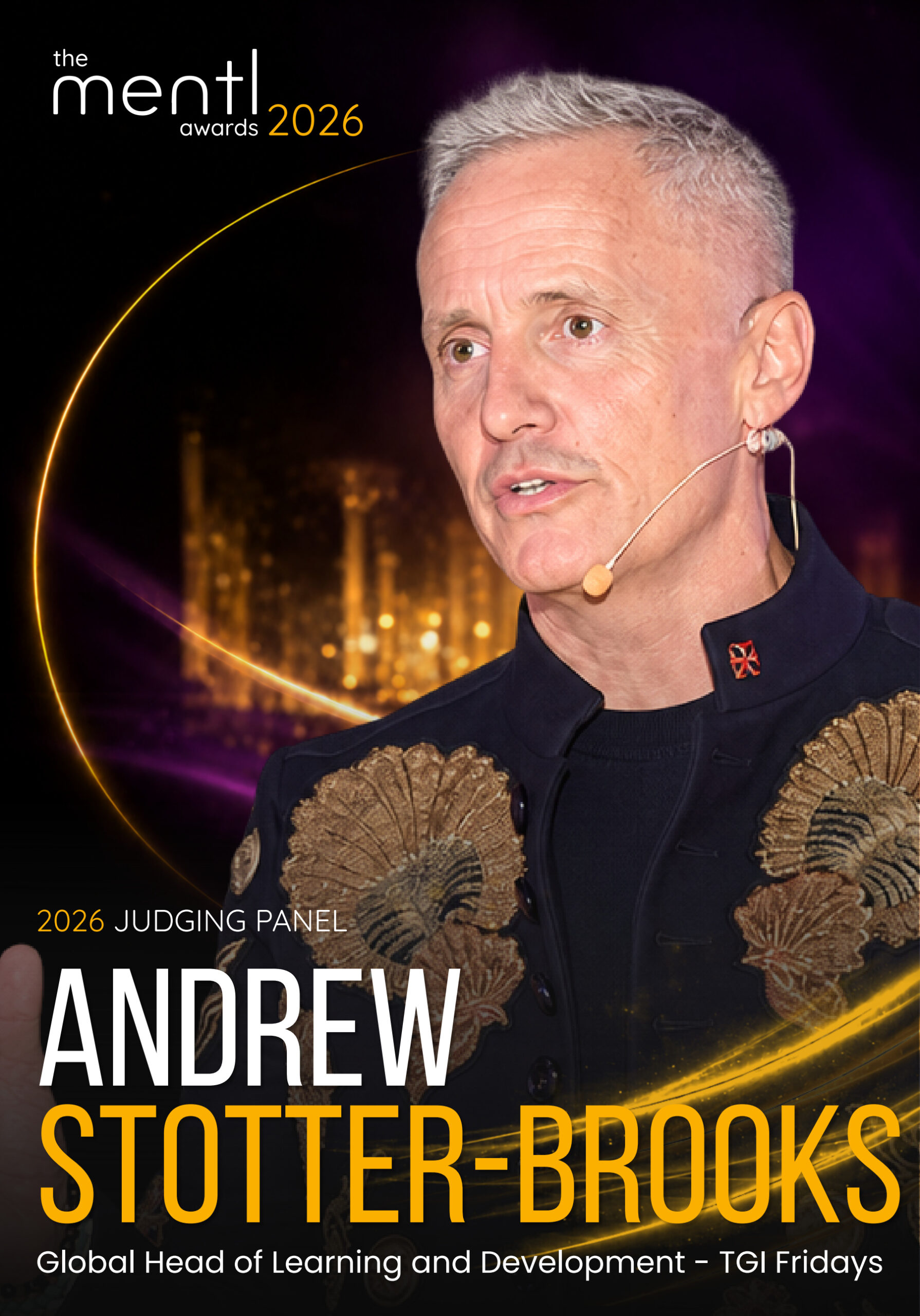 Andrew Stotter-Brooks ,  mentl awards 2026 judging panel