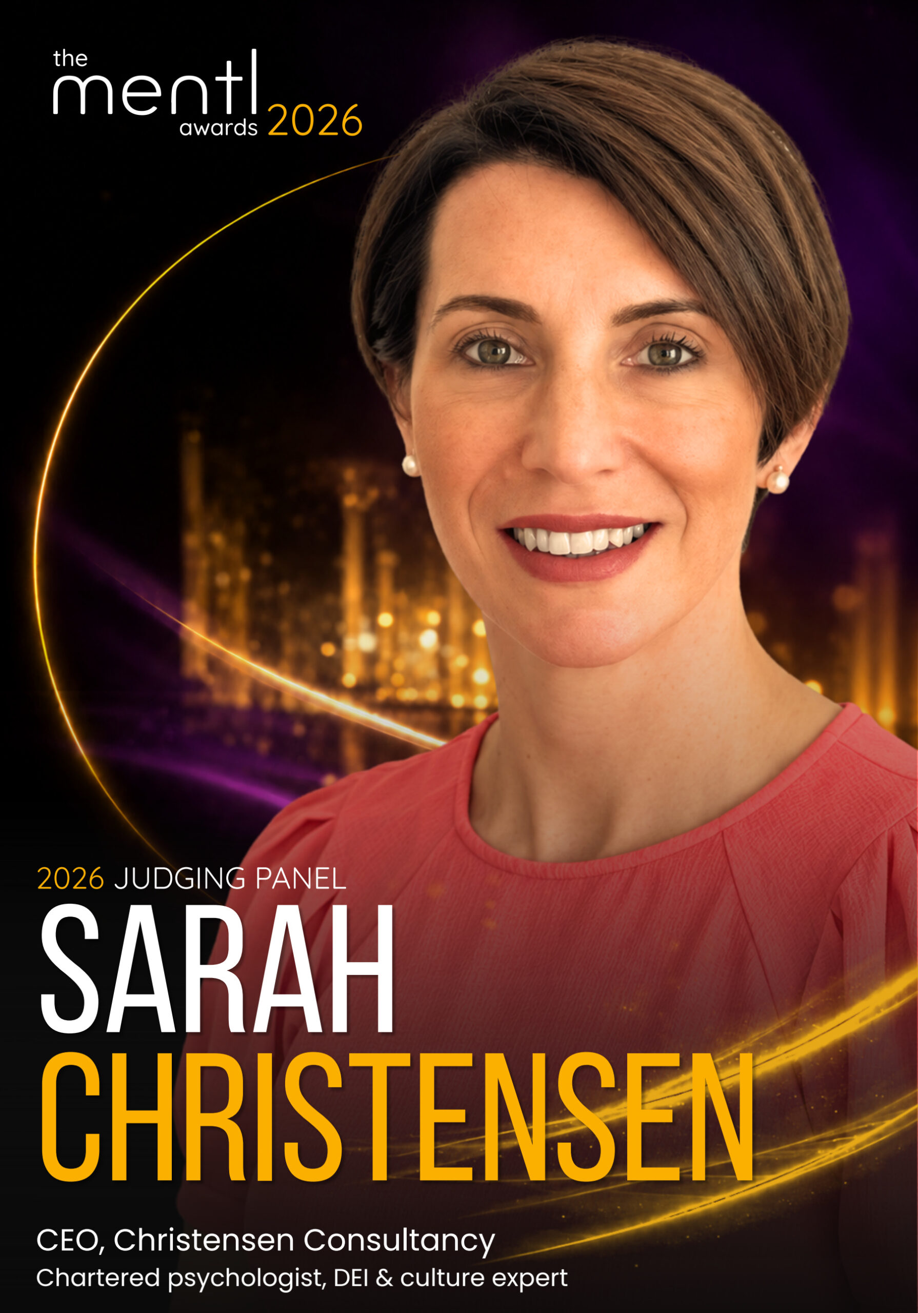 Sarah Christensen ,  mentl awards 2026 judging panel