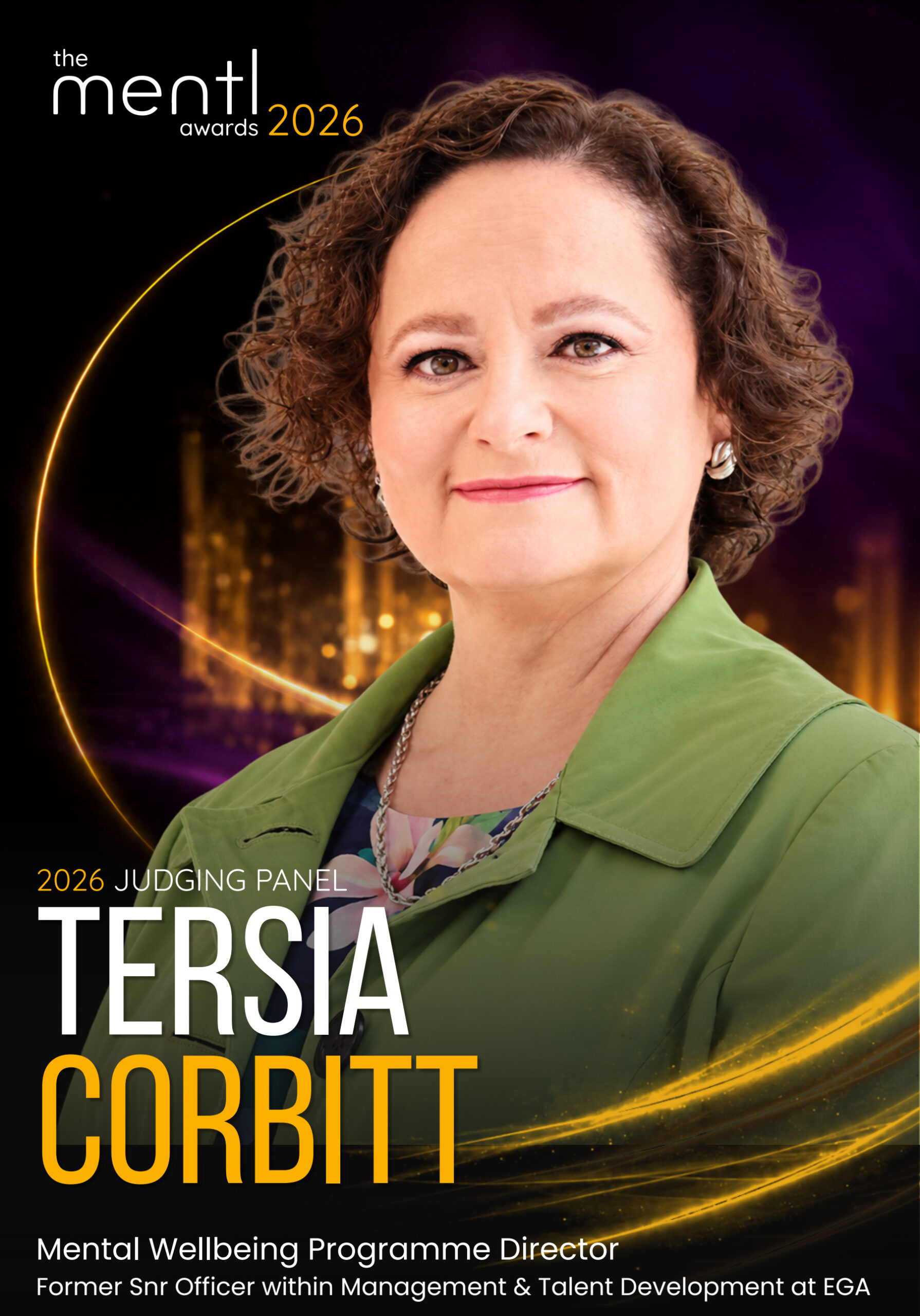 Tersia Corbitt ,  mentl awards 2026 judging panel