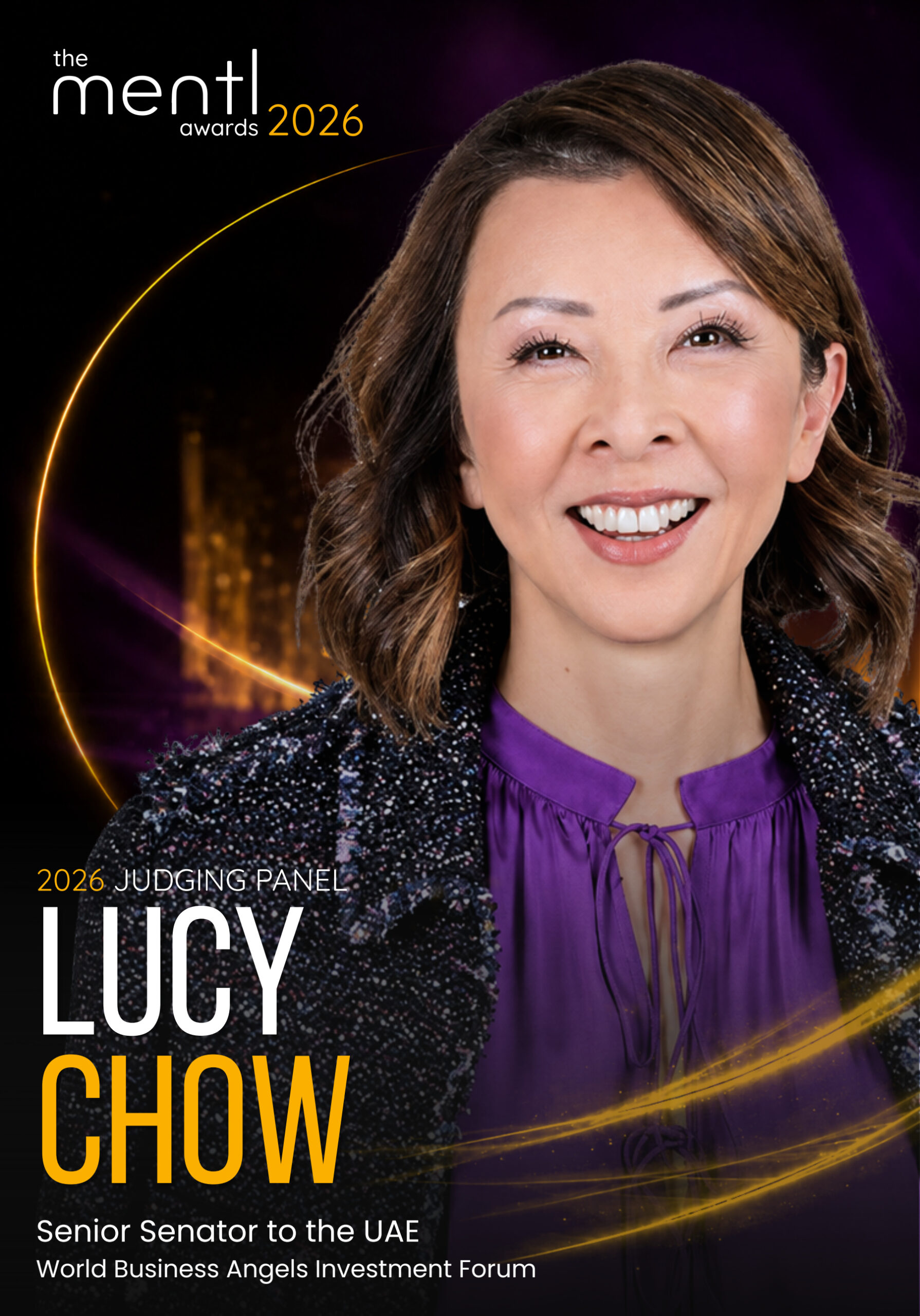 Lucy Chow ,  mentl awards 2026 judging panel