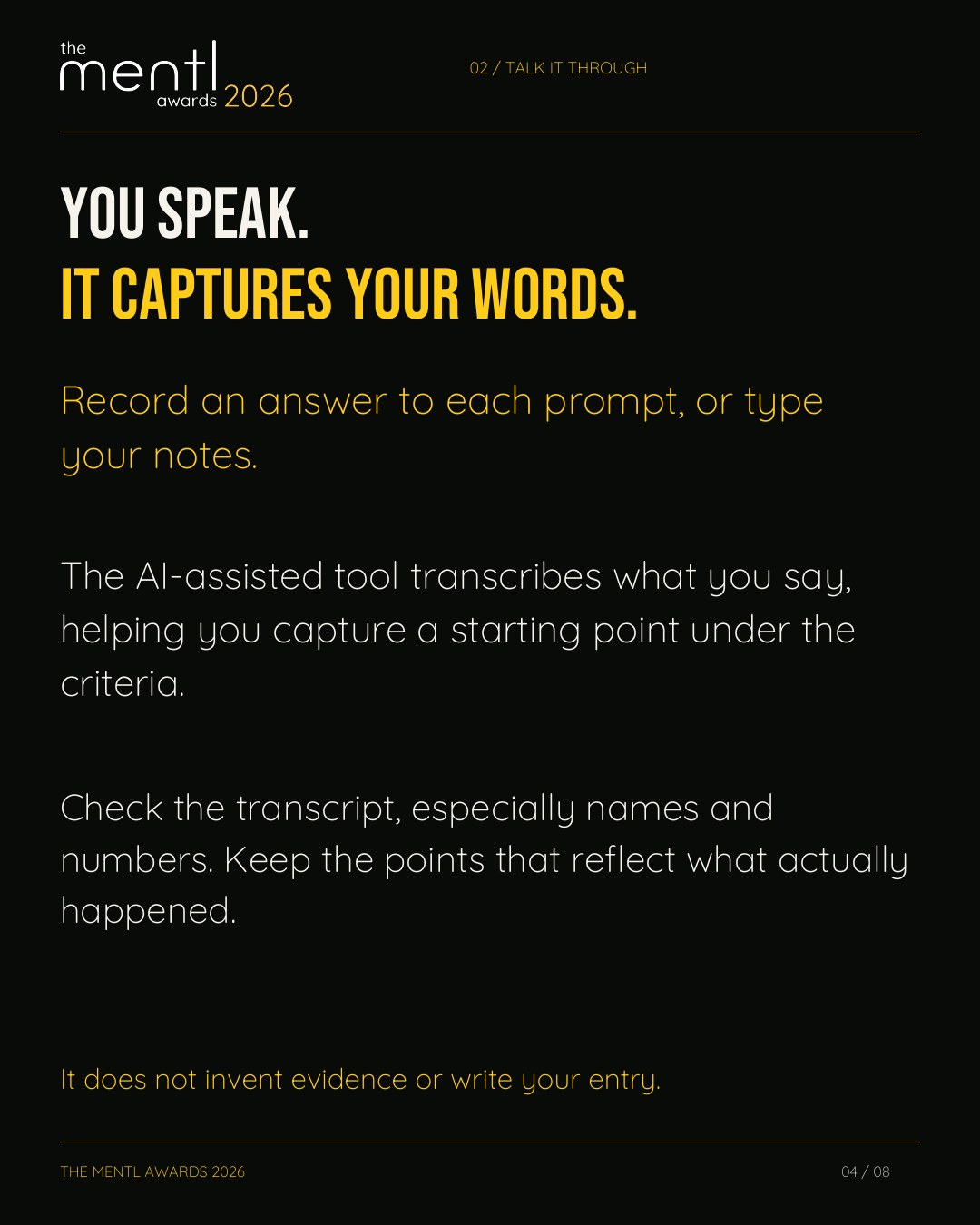 Speak your answers and check the transcript.