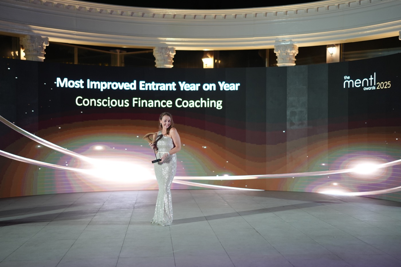 Conscious Finance Coaching recognised as Most Improved Entrant Year on Year at the mentl awards 2025