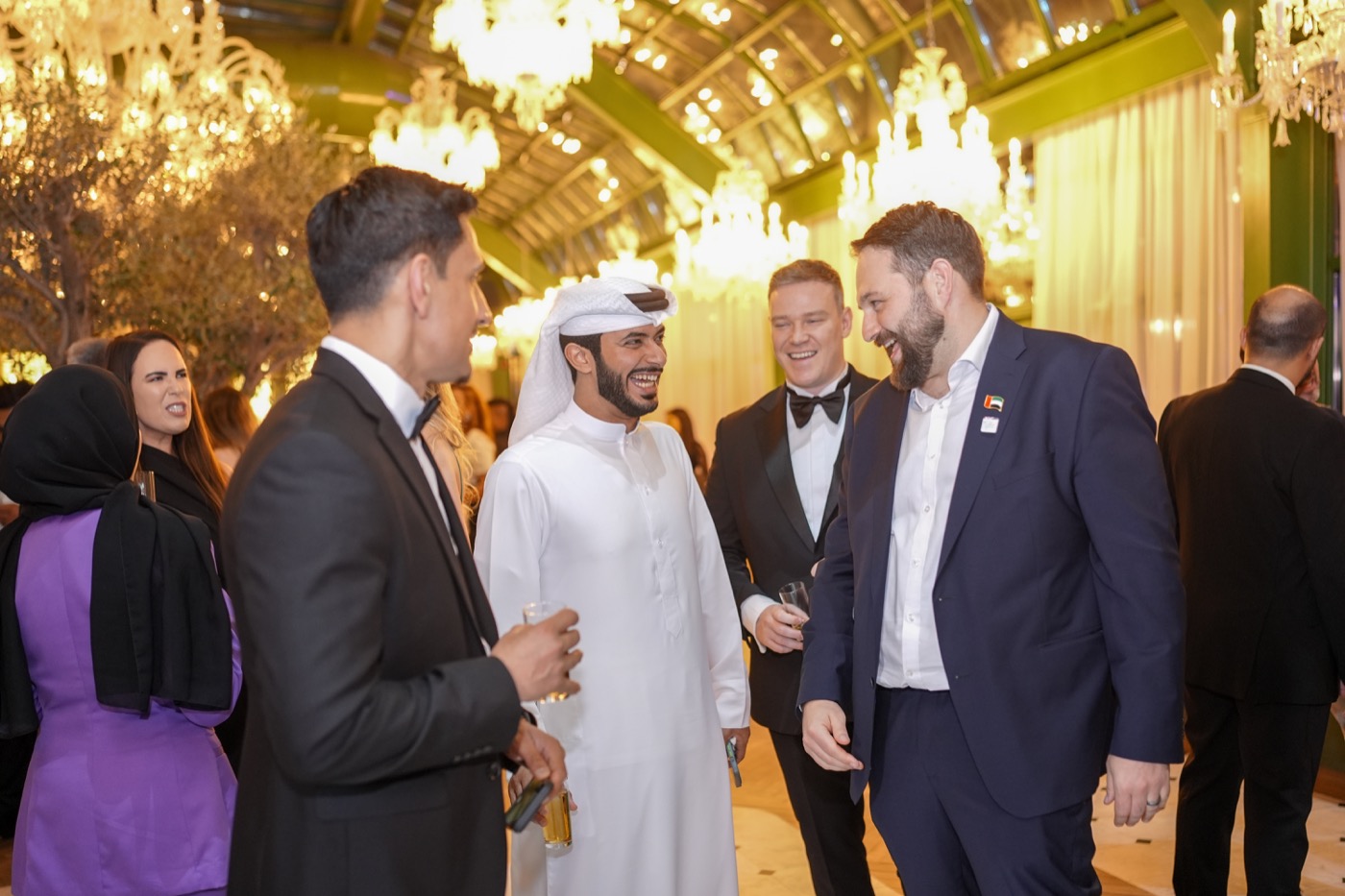 Guests connecting at the mentl awards