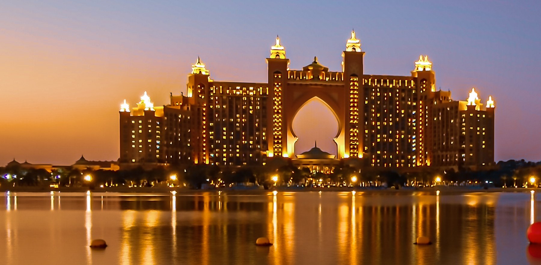 Atlantis The Palm at sunset